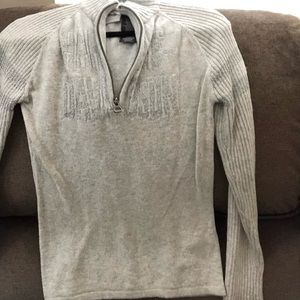 Harley Davidson grey sparkle sweater